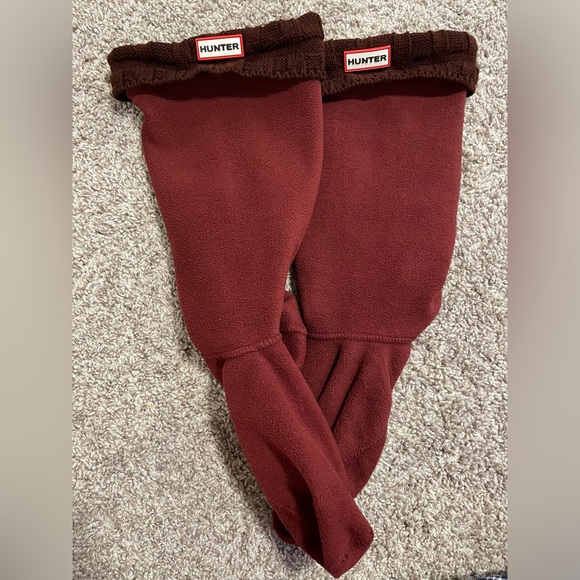 Burgundy Hunter Socks - Picture 1 of 2